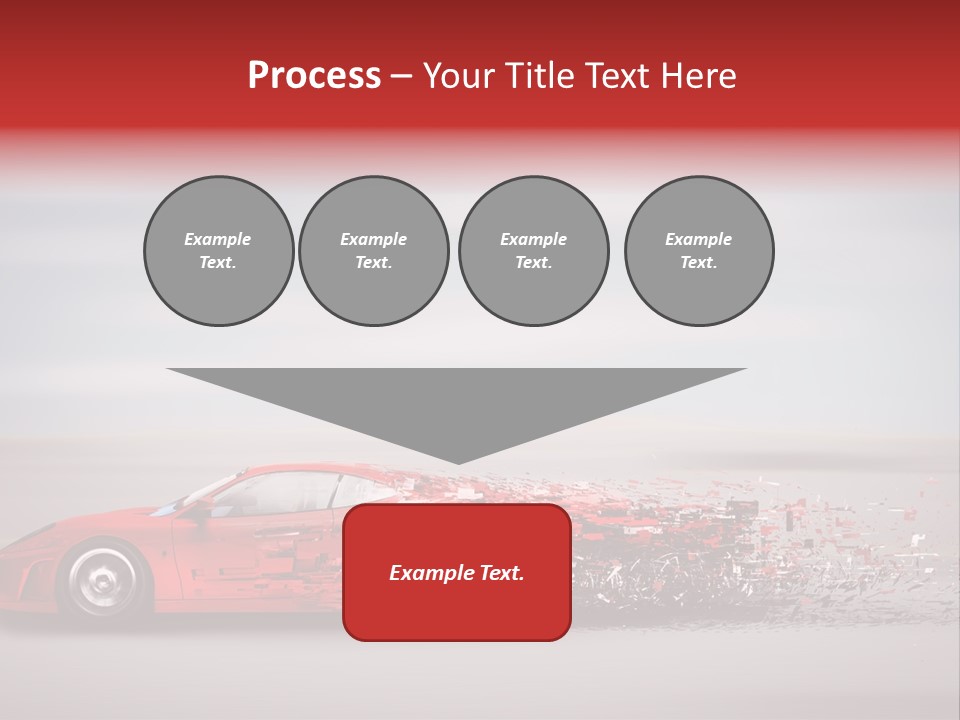 Car Fast Drive PowerPoint Template