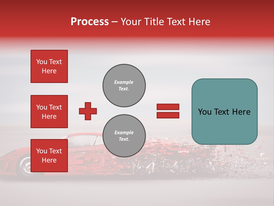 Car Fast Drive PowerPoint Template
