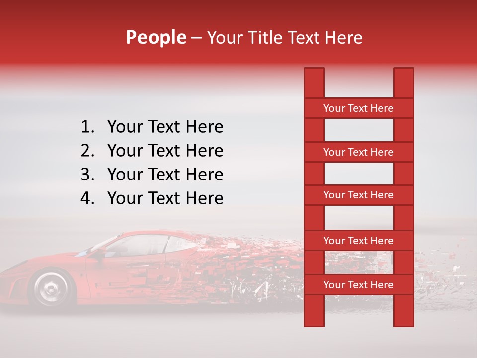 Car Fast Drive PowerPoint Template