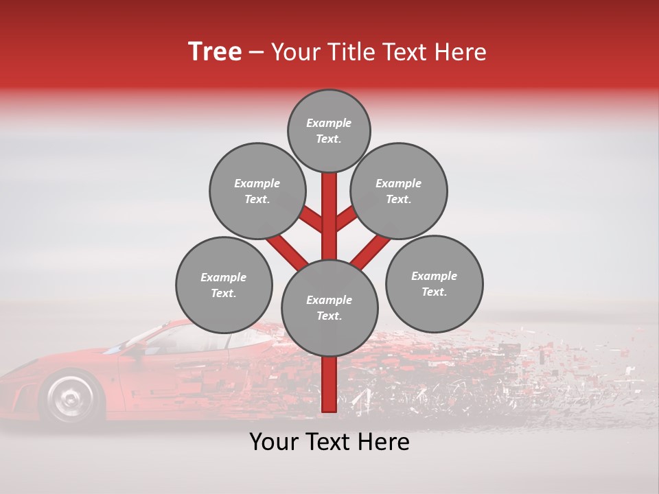 Car Fast Drive PowerPoint Template