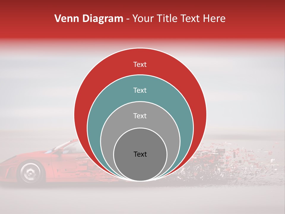 Car Fast Drive PowerPoint Template