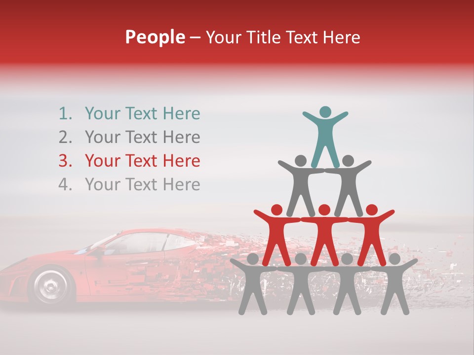 Car Fast Drive PowerPoint Template