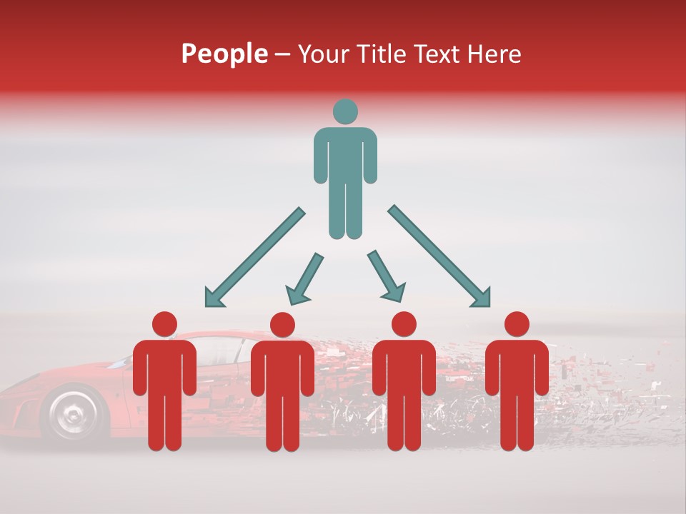 Car Fast Drive PowerPoint Template