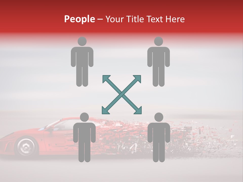 Car Fast Drive PowerPoint Template