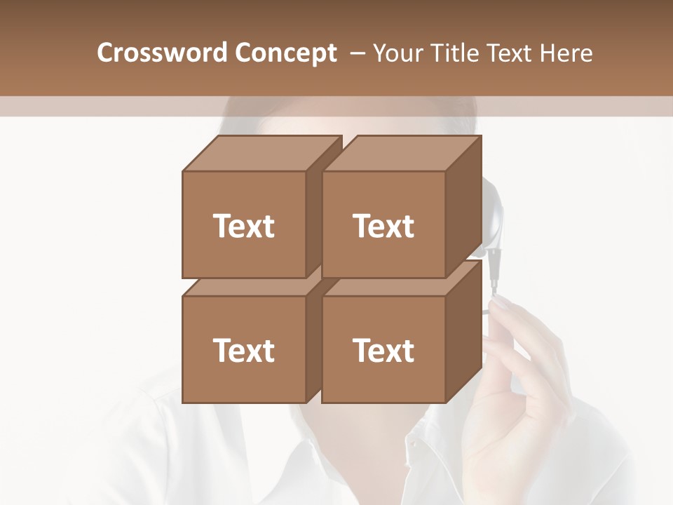 Success Telemarketing Center PowerPoint Template