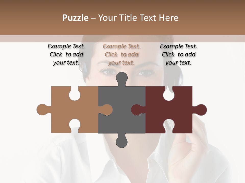 Success Telemarketing Center PowerPoint Template