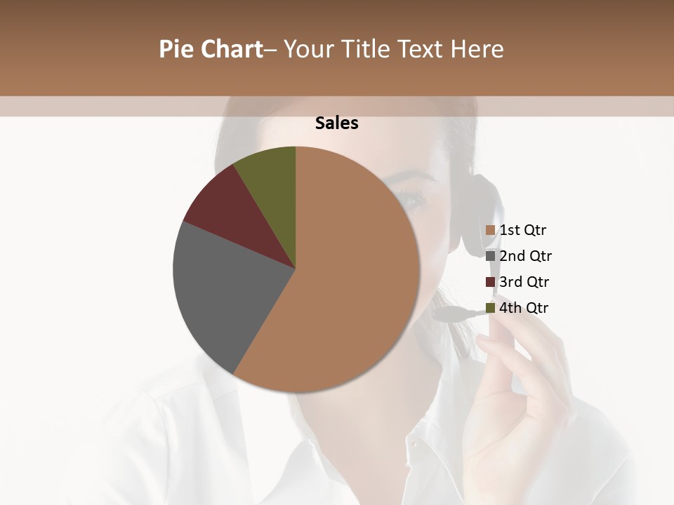 Success Telemarketing Center PowerPoint Template