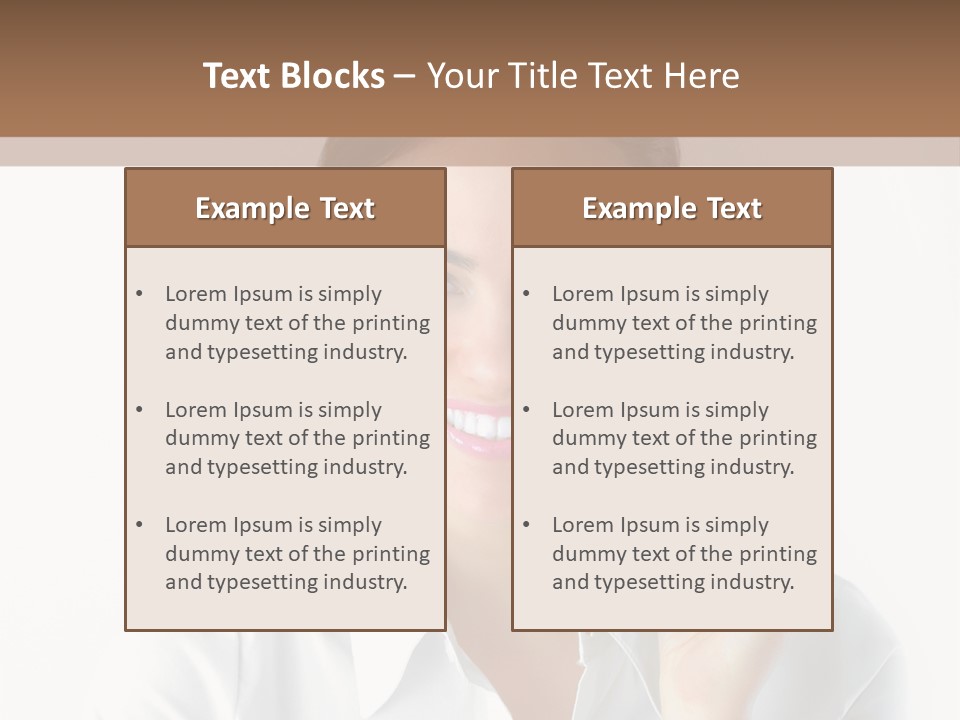 Success Telemarketing Center PowerPoint Template