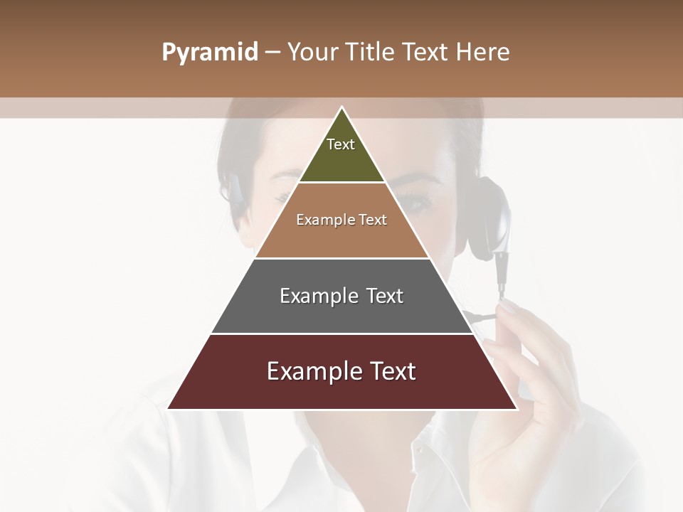 Success Telemarketing Center PowerPoint Template