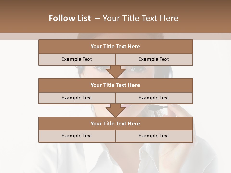 Success Telemarketing Center PowerPoint Template