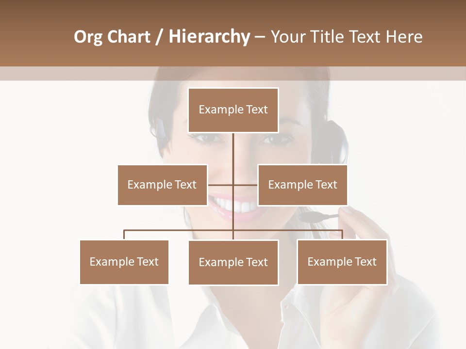 Success Telemarketing Center PowerPoint Template