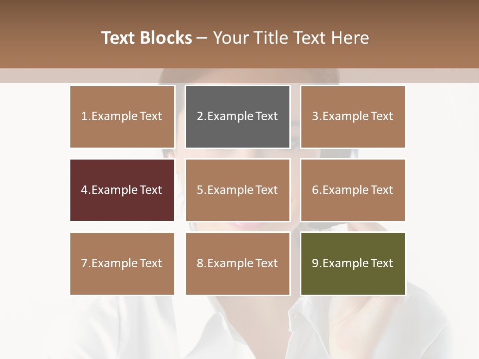 Success Telemarketing Center PowerPoint Template