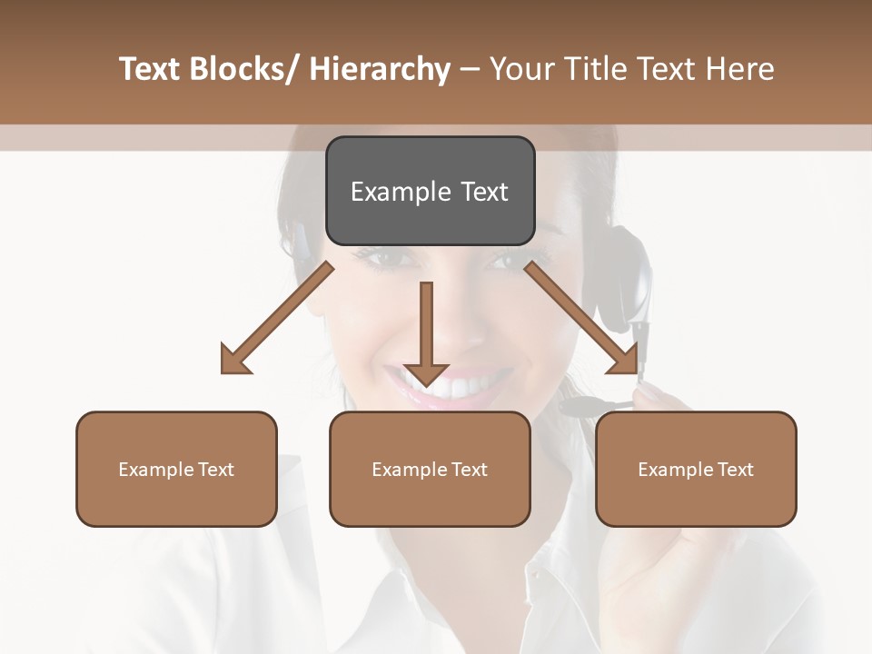 Success Telemarketing Center PowerPoint Template