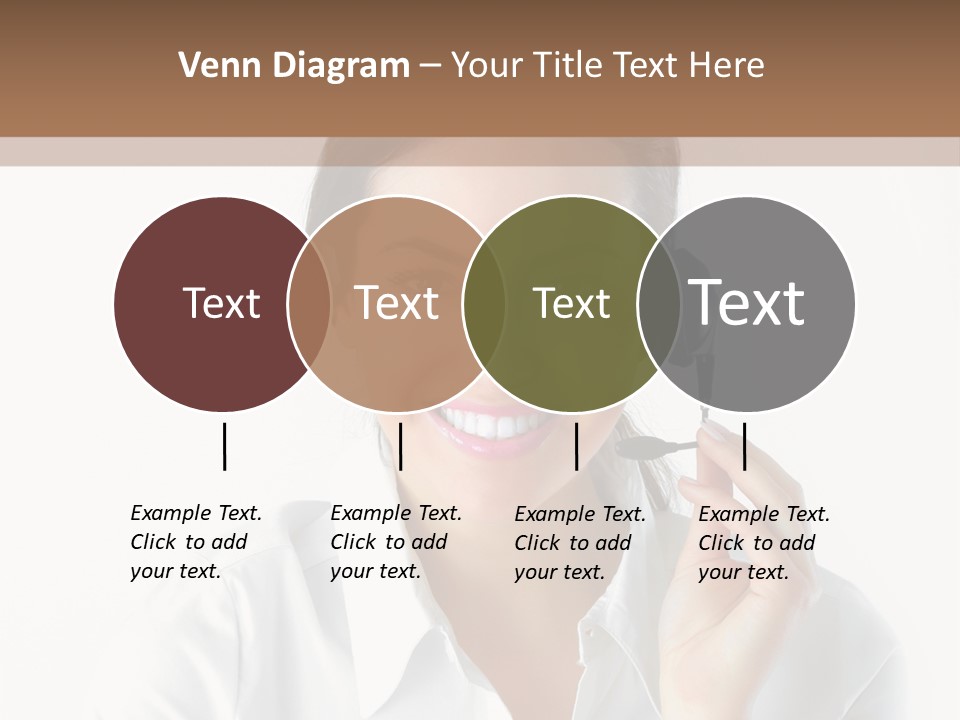Success Telemarketing Center PowerPoint Template