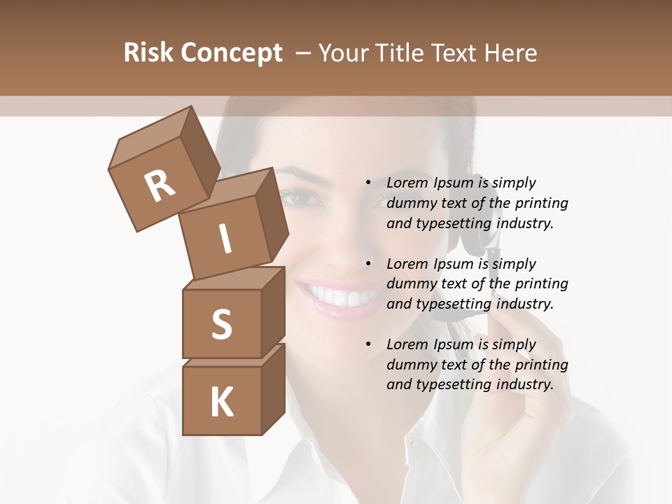 Success Telemarketing Center PowerPoint Template