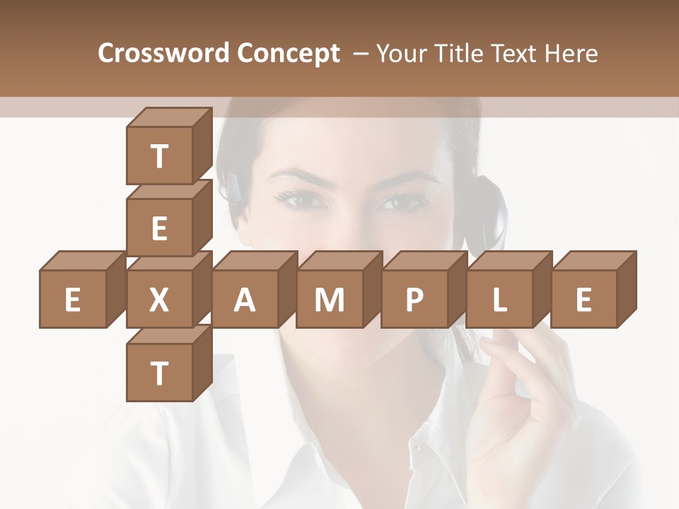 Success Telemarketing Center PowerPoint Template