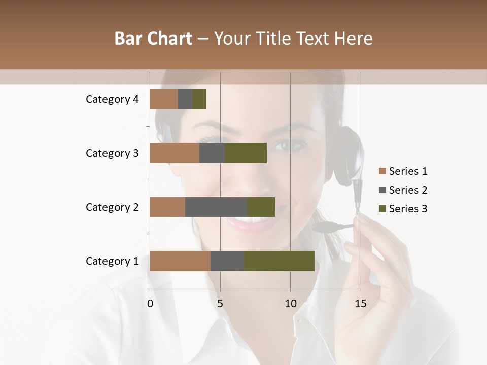Success Telemarketing Center PowerPoint Template