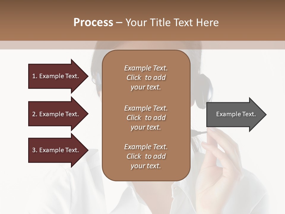 Success Telemarketing Center PowerPoint Template