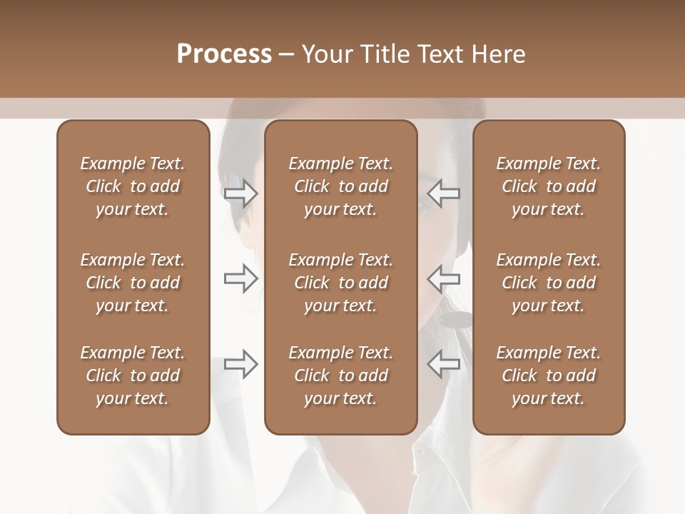 Success Telemarketing Center PowerPoint Template