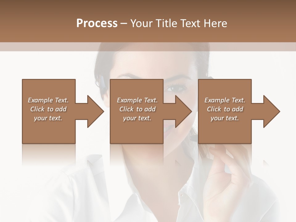 Success Telemarketing Center PowerPoint Template