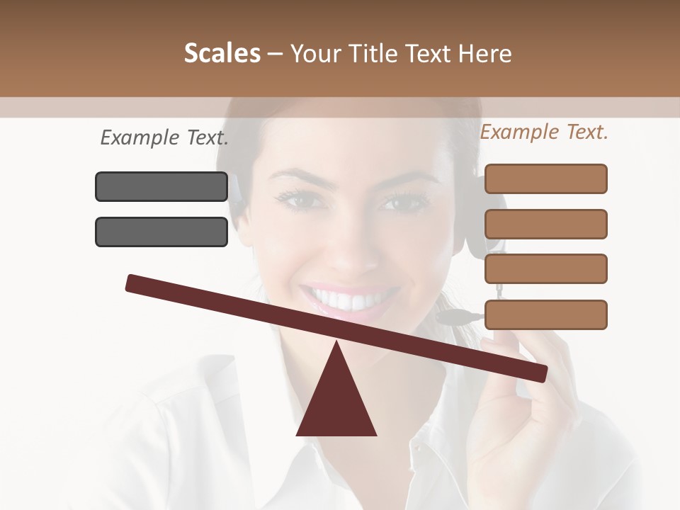 Success Telemarketing Center PowerPoint Template