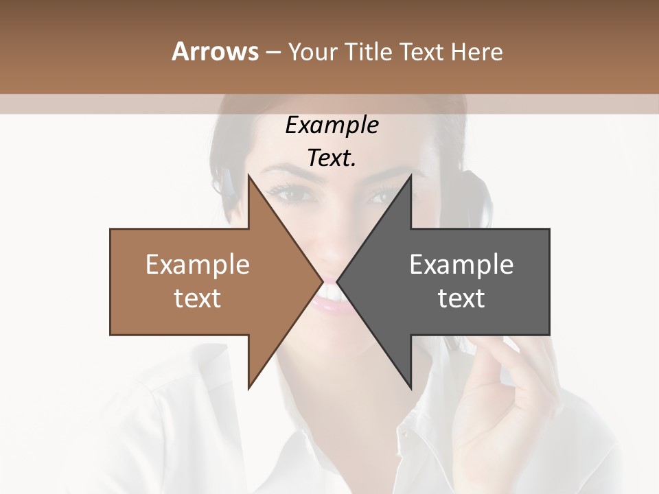 Success Telemarketing Center PowerPoint Template