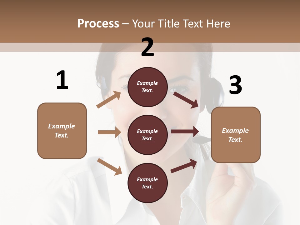 Success Telemarketing Center PowerPoint Template