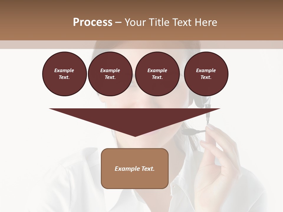 Success Telemarketing Center PowerPoint Template