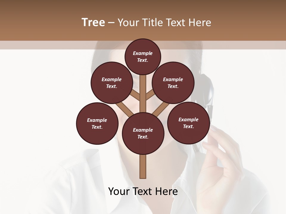 Success Telemarketing Center PowerPoint Template