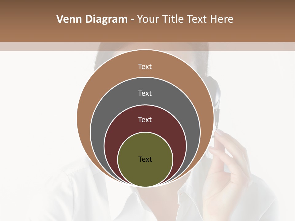 Success Telemarketing Center PowerPoint Template