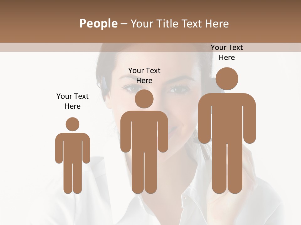 Success Telemarketing Center PowerPoint Template