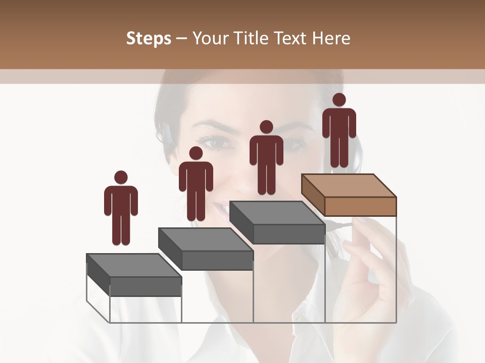 Success Telemarketing Center PowerPoint Template