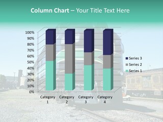 America Tourism Railroad PowerPoint Template