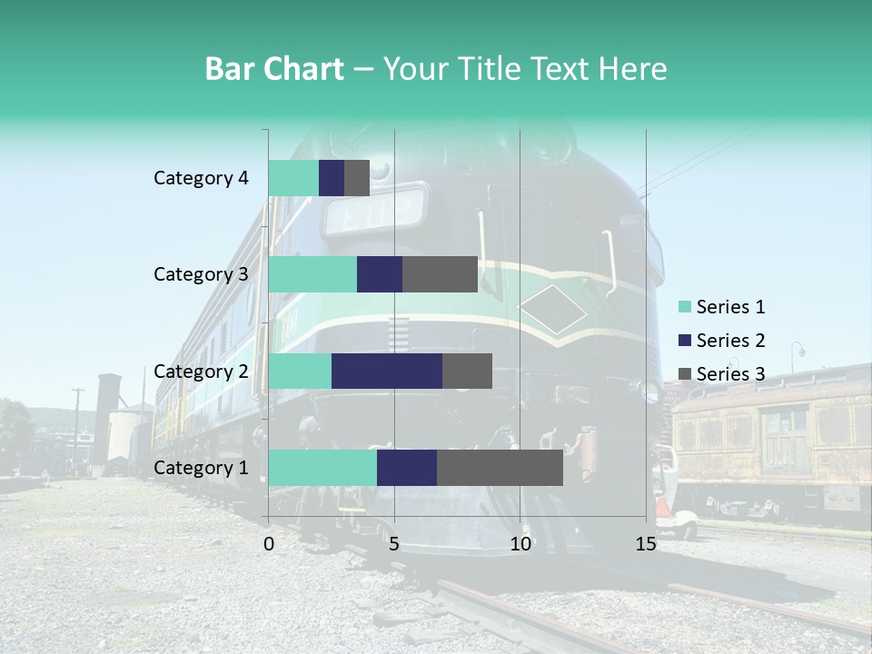 America Tourism Railroad PowerPoint Template