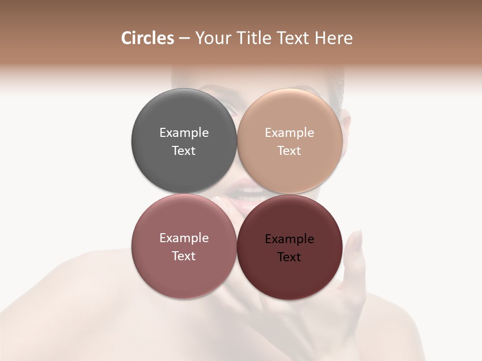 White Lady Space PowerPoint Template