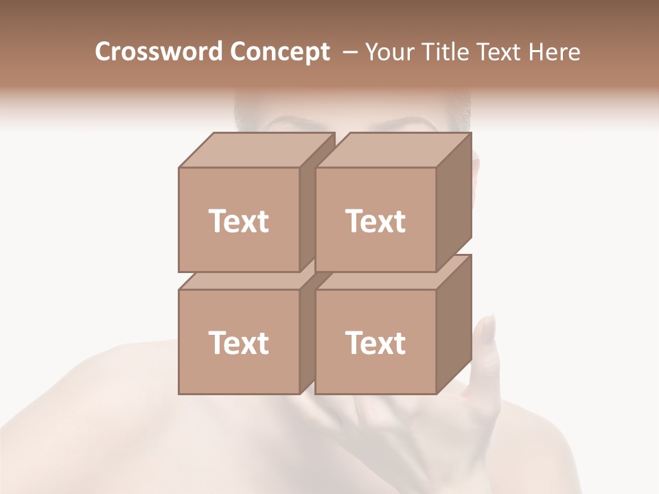 White Lady Space PowerPoint Template