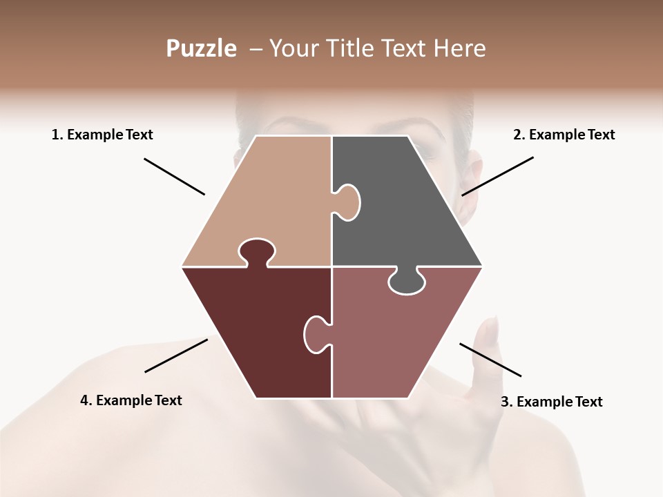 White Lady Space PowerPoint Template