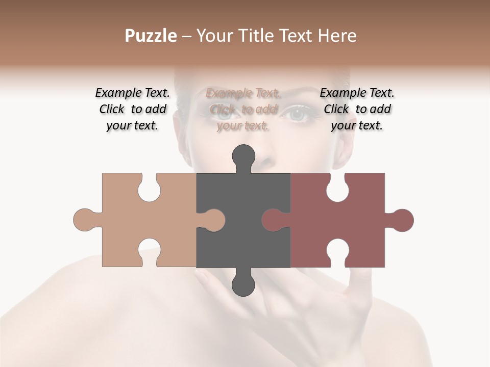 White Lady Space PowerPoint Template