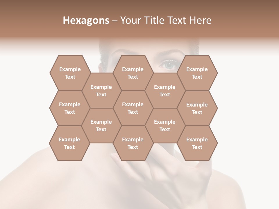 White Lady Space PowerPoint Template