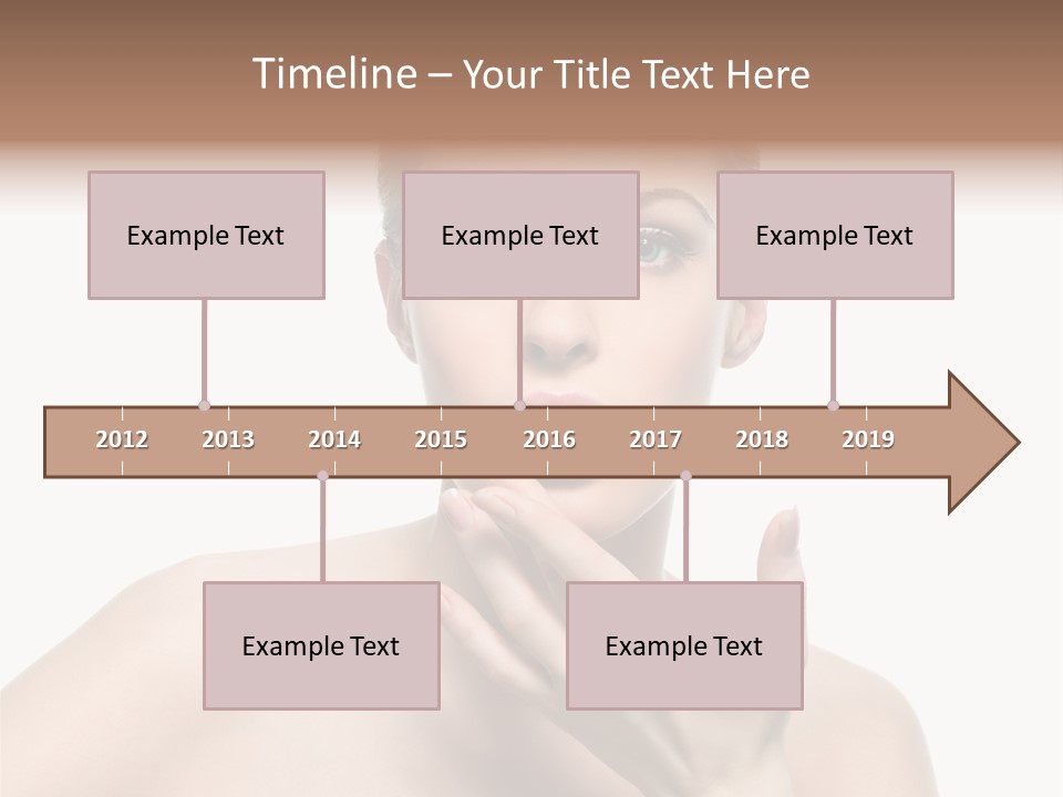 White Lady Space PowerPoint Template