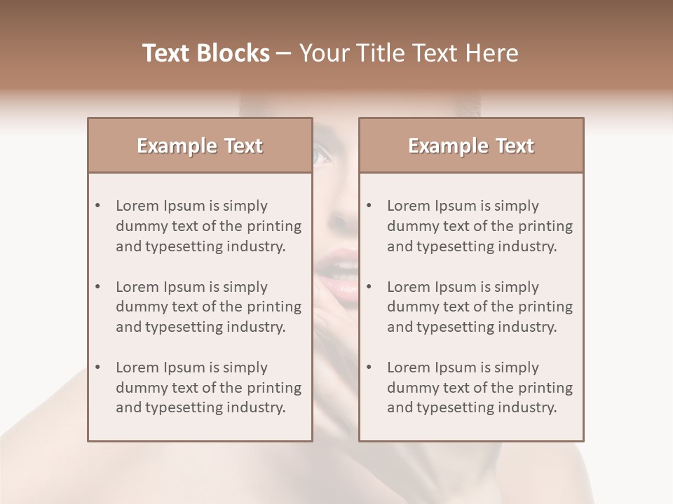 White Lady Space PowerPoint Template