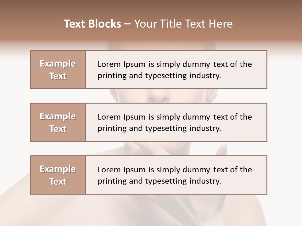 White Lady Space PowerPoint Template