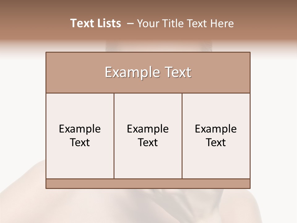 White Lady Space PowerPoint Template