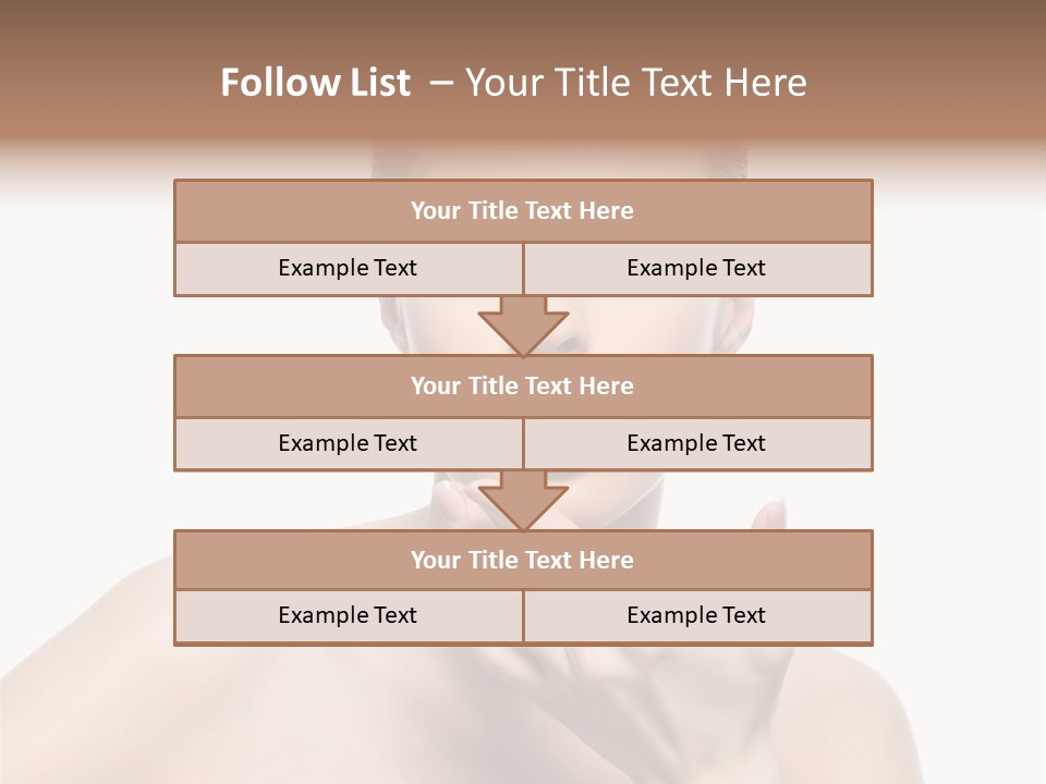 White Lady Space PowerPoint Template