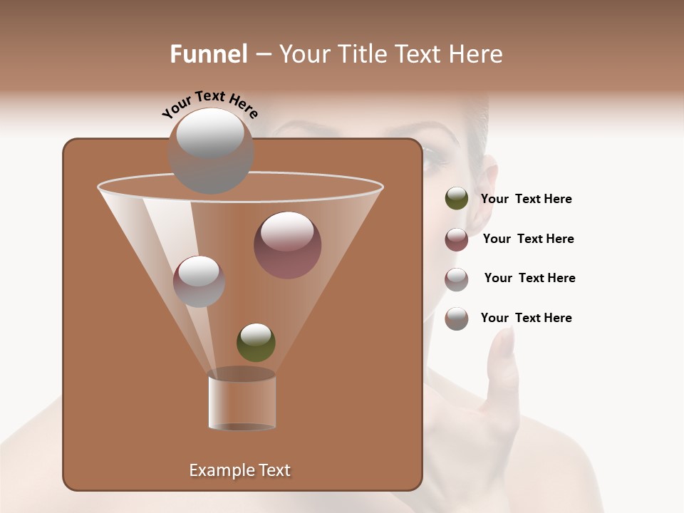 White Lady Space PowerPoint Template