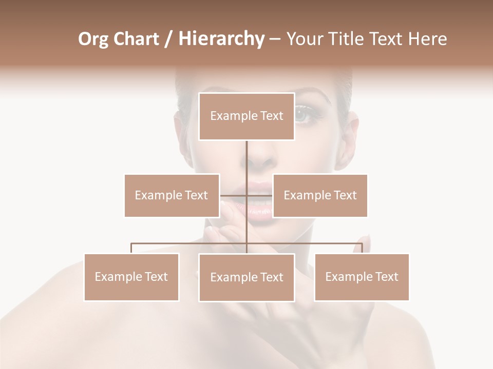 White Lady Space PowerPoint Template