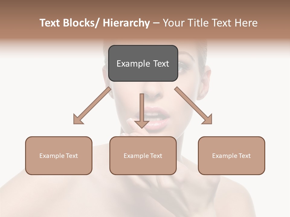 White Lady Space PowerPoint Template