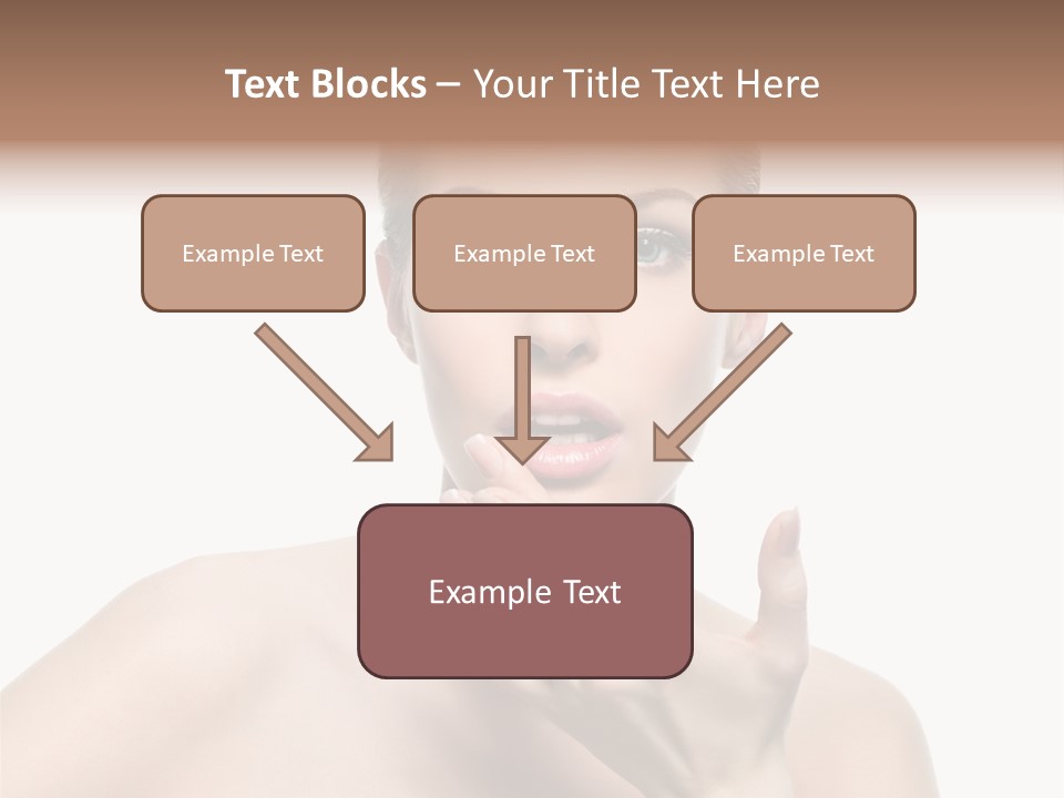 White Lady Space PowerPoint Template