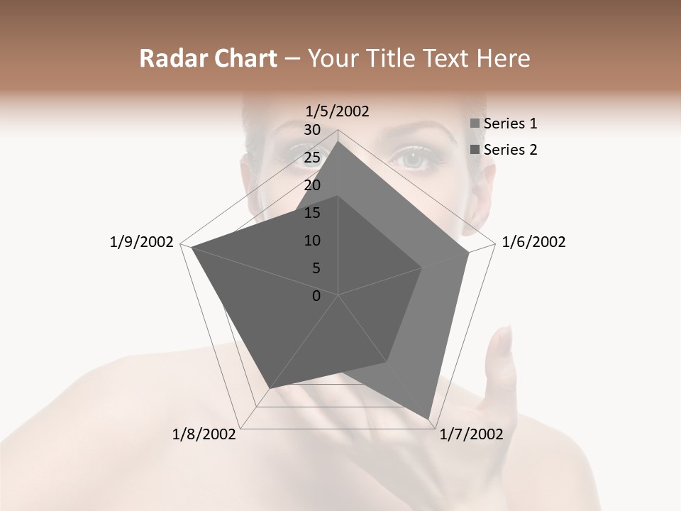 White Lady Space PowerPoint Template