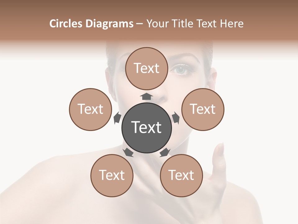 White Lady Space PowerPoint Template